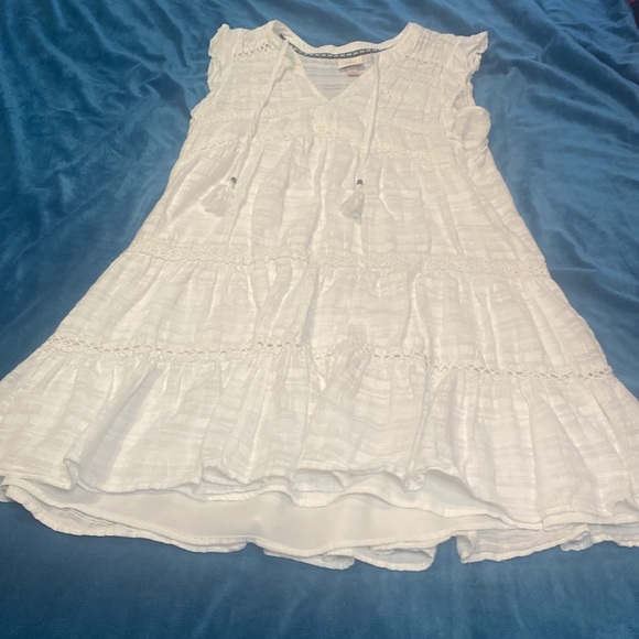 White Knox Boho Dress Large - Picture 3 of 11